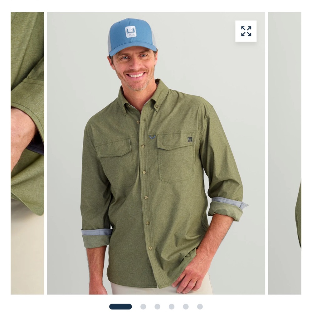 New Huk Hawser tech lightweight flannel